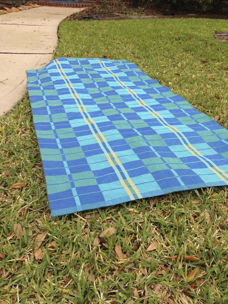 handwoven warp rep rug