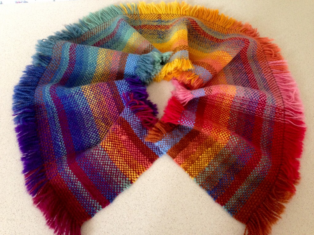 Double width blanket sample after being washed. Karen Isenhower