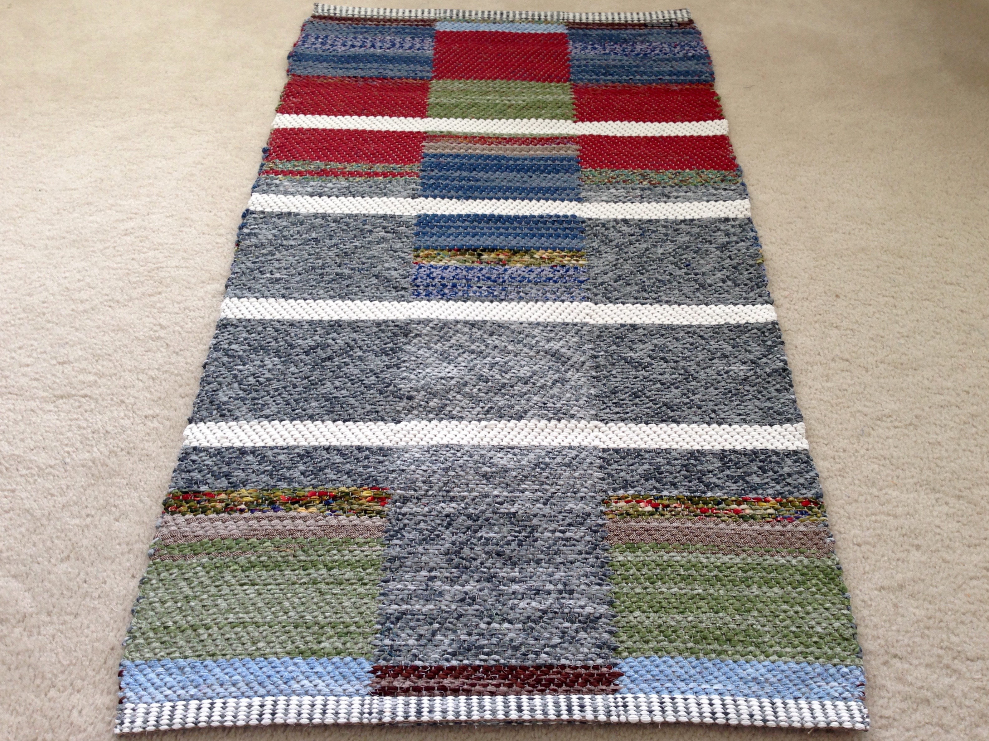 Rag Rug Tapestry Warped for Good