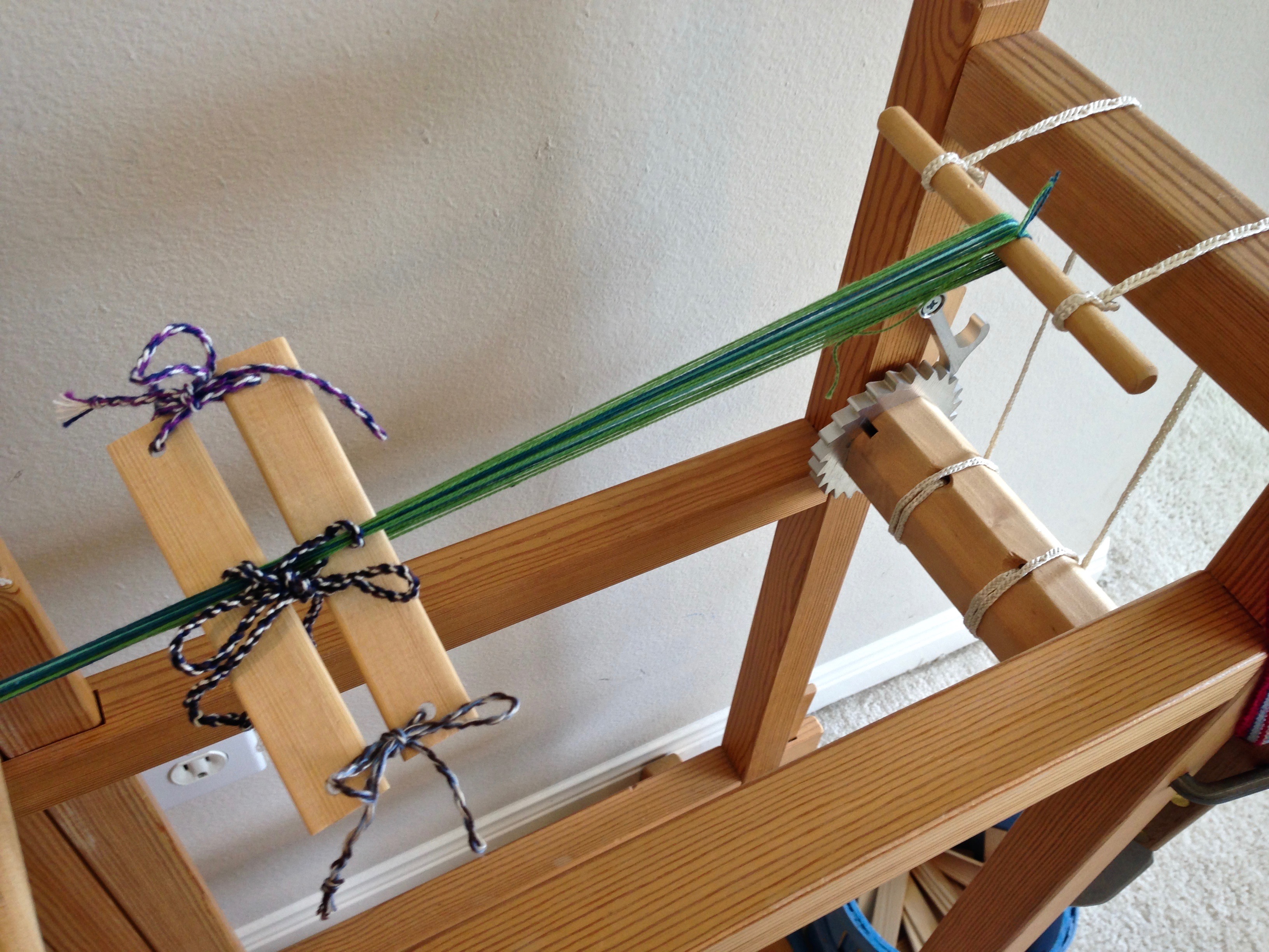 Quiet Friday Band Loom Warping and Weaving Warped for Good
