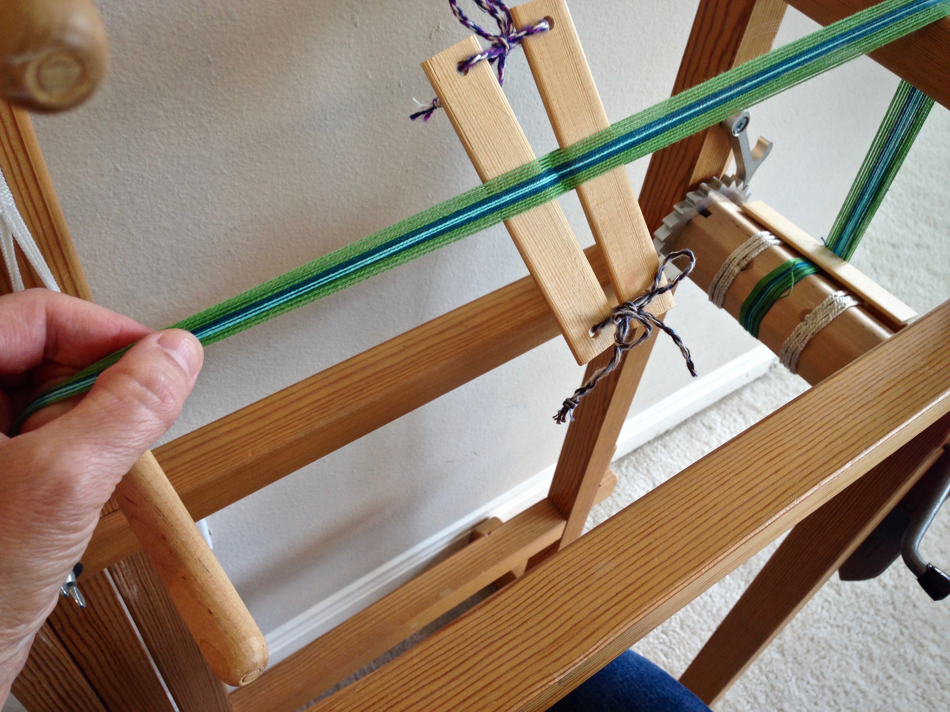 Quiet Friday Band Loom Warping and Weaving Warped for Good