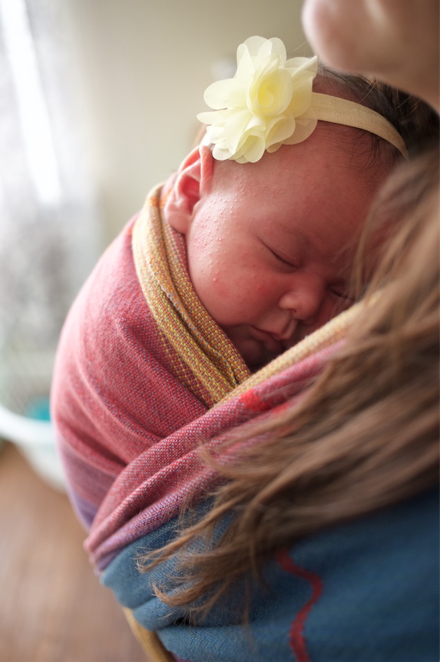 Quiet Friday Woven Baby Wrap Baby Warped for Good