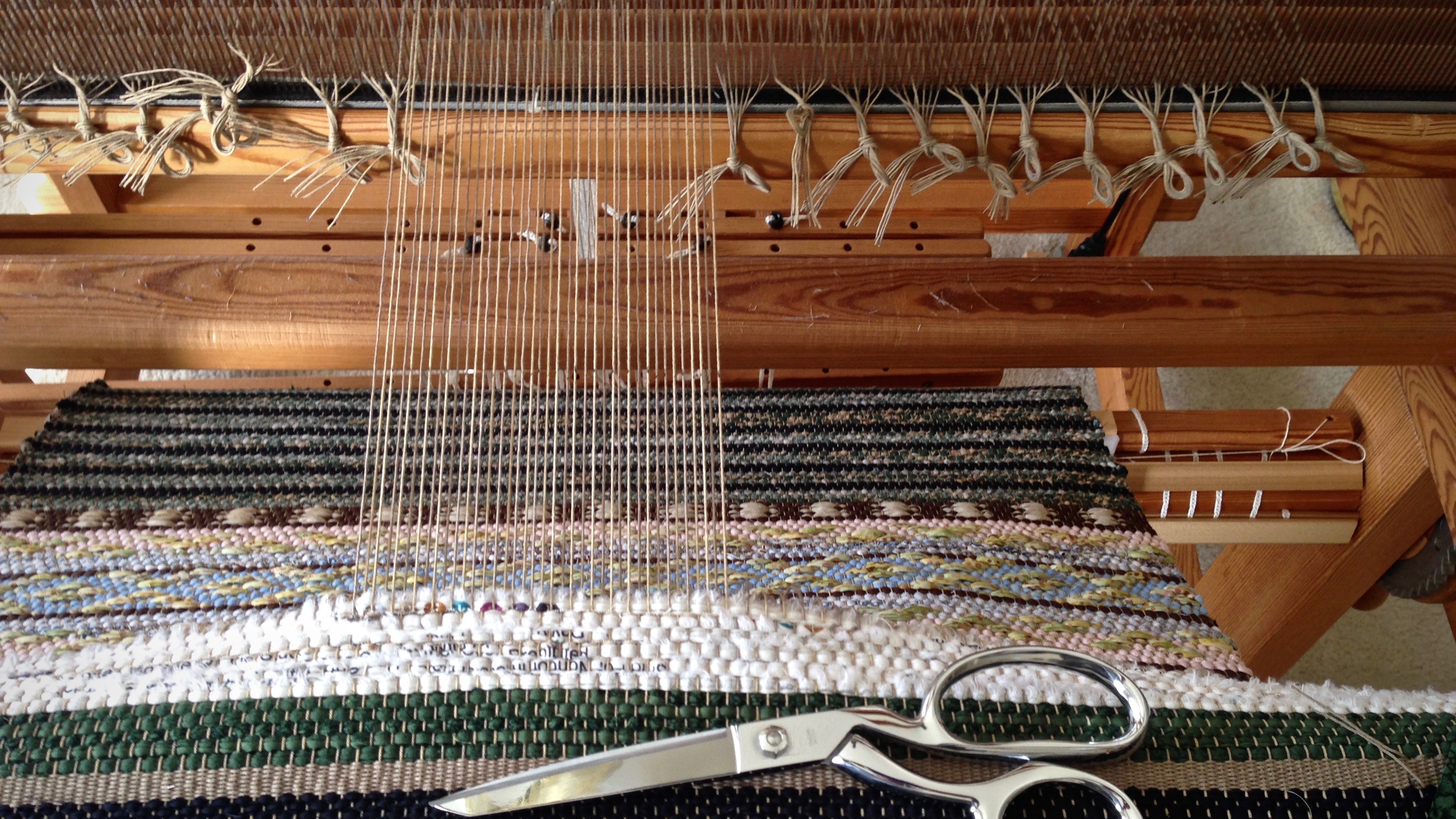 Three Rosepath Rag Rugs For Now Warped for Good