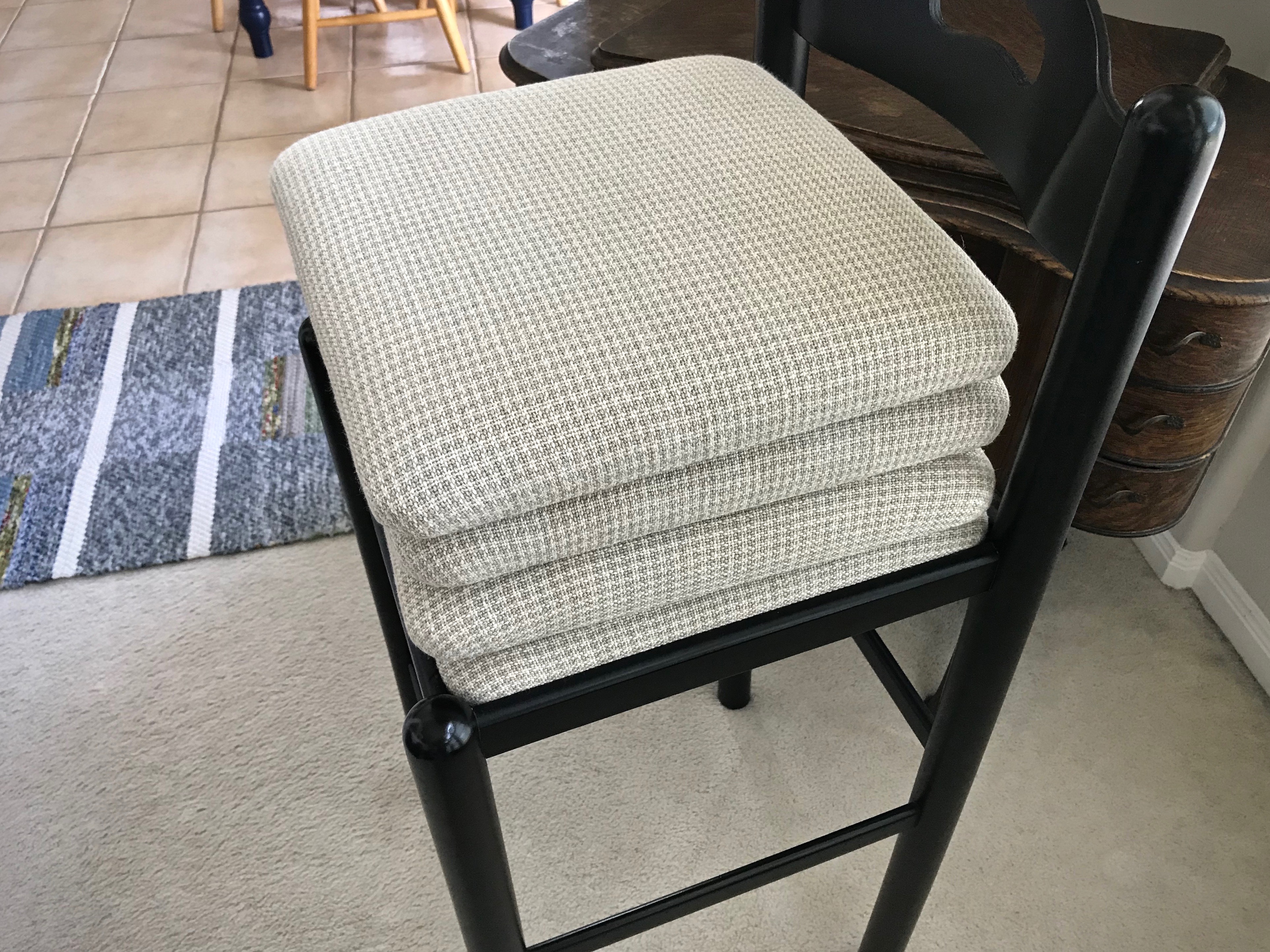 Quiet Friday Linen Chair Seats Warped for Good