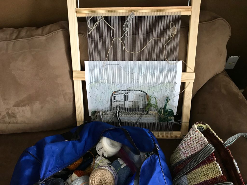 Tapestry of our new Casita - "La Perlita."